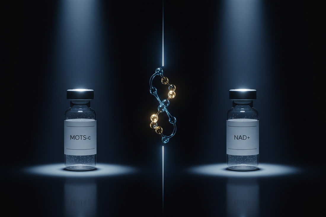 MOTS-c vs NAD+: A Researcher's Guide to Mitochondrial Pathway Comparison